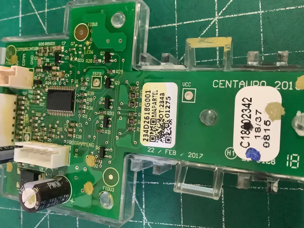 GE 234D2618G001 WE04X27284 Dryer Control Board AZ209956 | NR1771