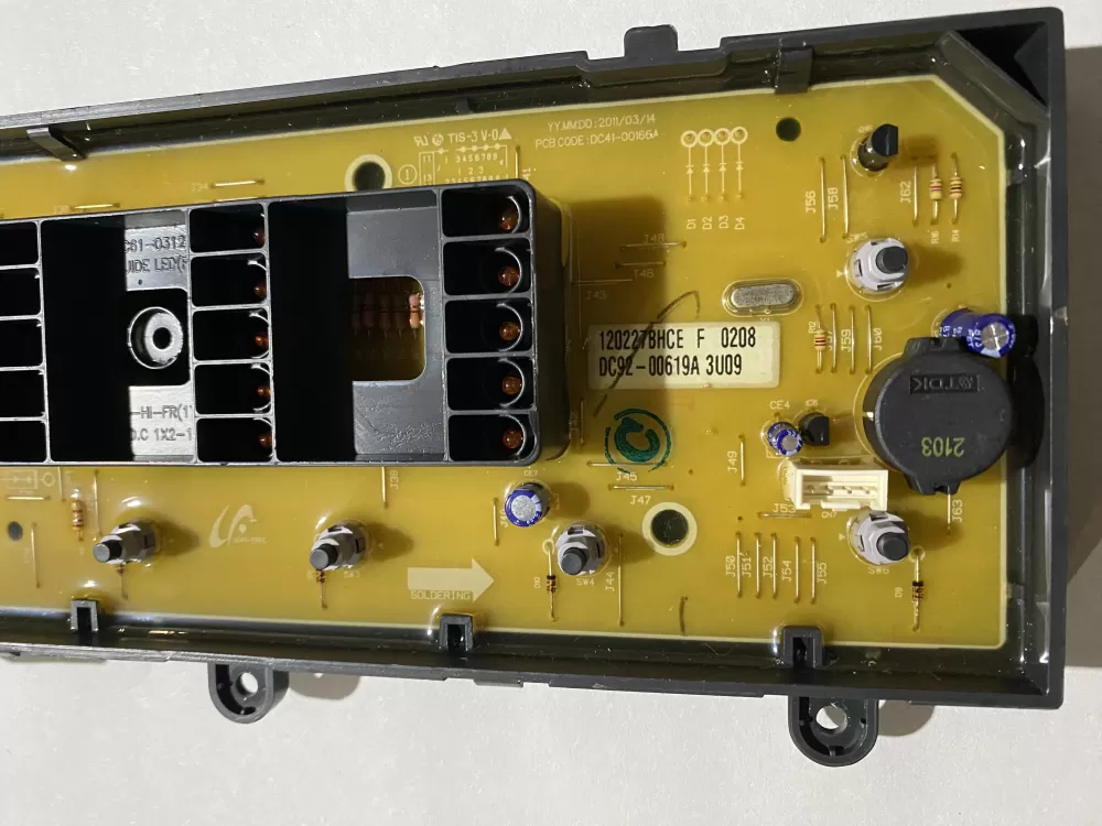 Samsung DC92-00619A DC92-00621A Washer Control Board AZ190604 | BKV872