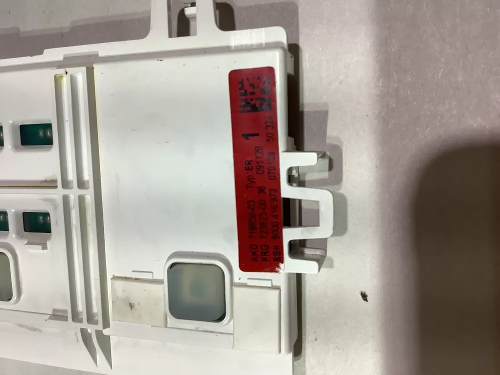 Bosch 9000 416 972 Dishwasher Control Board AZ144896 | ZC2388