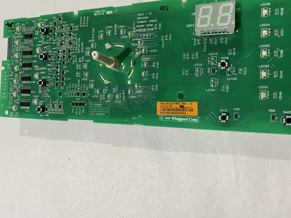 Kenmore WPW10131867 PS11748772 Washer Control Board AZ141094 | BK2385
