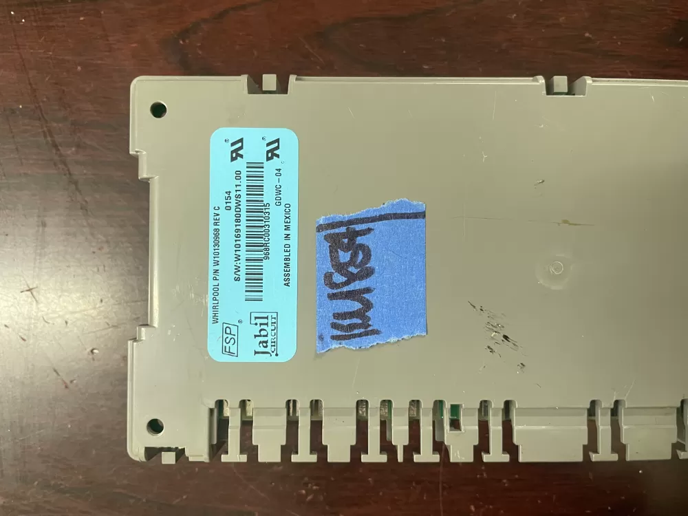 Whirlpool Maytag KitchenAid Kenmore Dishwasher Control Board AZ88238 | KM854