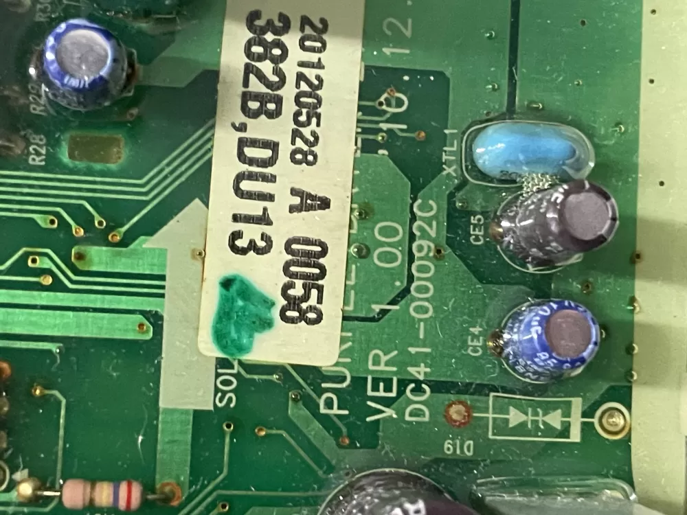 Samsung DC92 00382A DC41 00092C Dryer Control Board AZ10113 | 809
