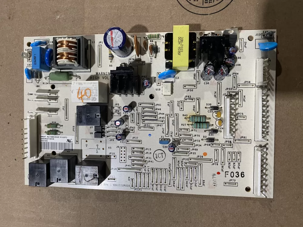 GE EBX1110P002 200D6221G036 WR55X24347 Refrigerator Control Board