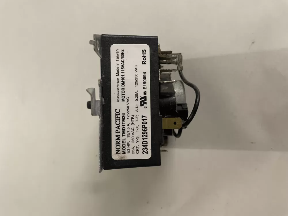 Kenmore  General Electric WE4M521 WE04X22654 PS11721520 234D1296P017 Dryer Timer