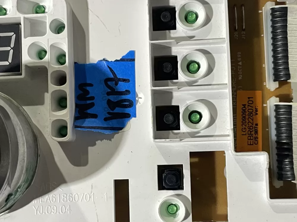 Kenmore LG Whirlpool EBR62280701 Washer Control Board AZ162163 | Wmv817