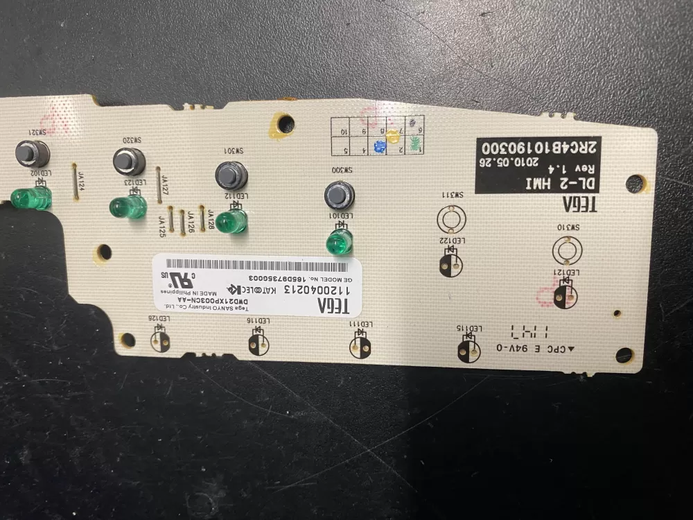 GE 165D9735G003 Dishwasher Control Board Main AZ13622 | BK769