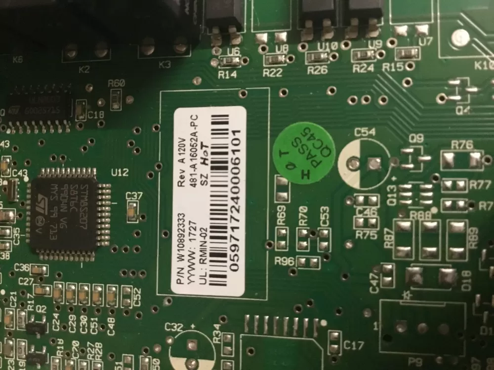 Whirlpool Maytag KitchenAid W10547719 Refrigerator Control Board AZ19506 | NR176