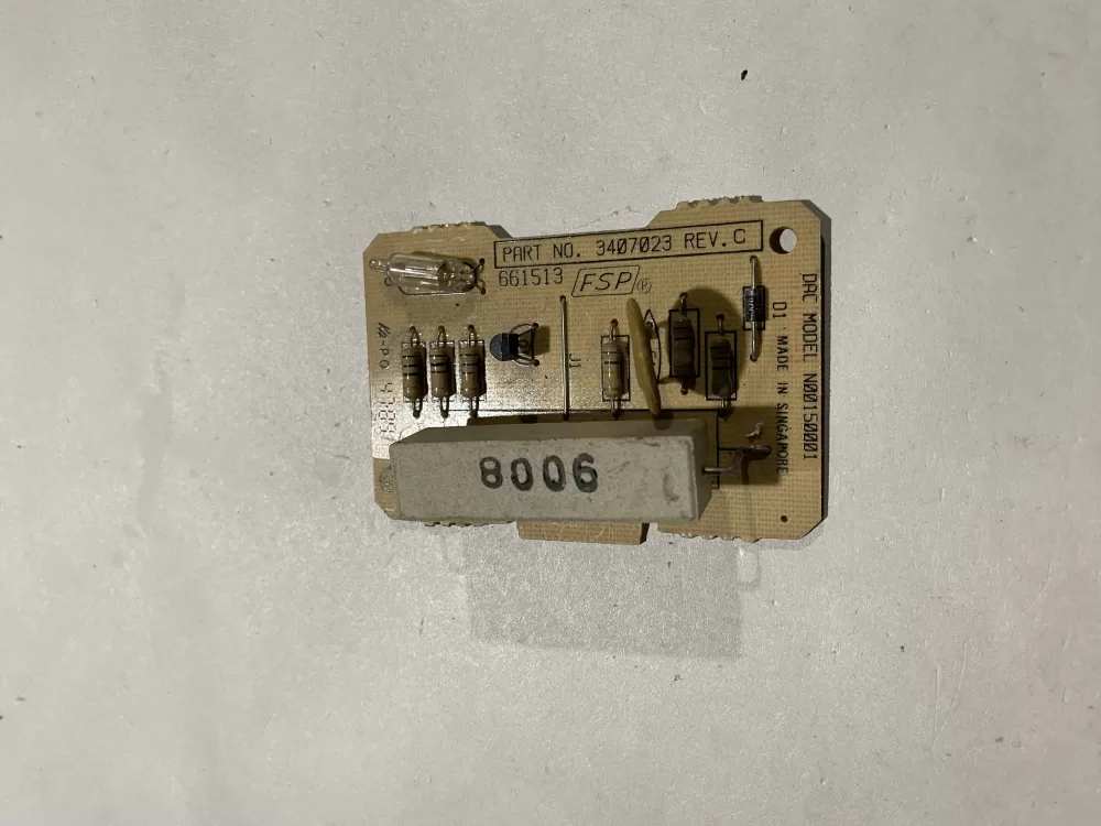 Kenmore  Whirlpool 3398084  AP3097570  2072  3398084R  3407021  3407023  60134  60150  60216  61236  661513  AH345727  EA345727  PS345727 Dryer Control Board