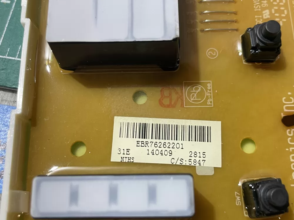 LG EBR76262201 EBR75446006 Washer Control Board AZ192852 | Wmv881