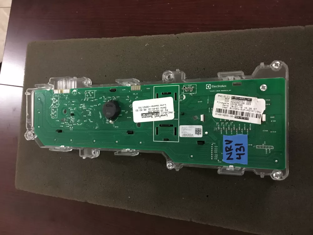 Electrolux 914914055 A04187810 Washer UI Control Board AZ90594 | NRV431