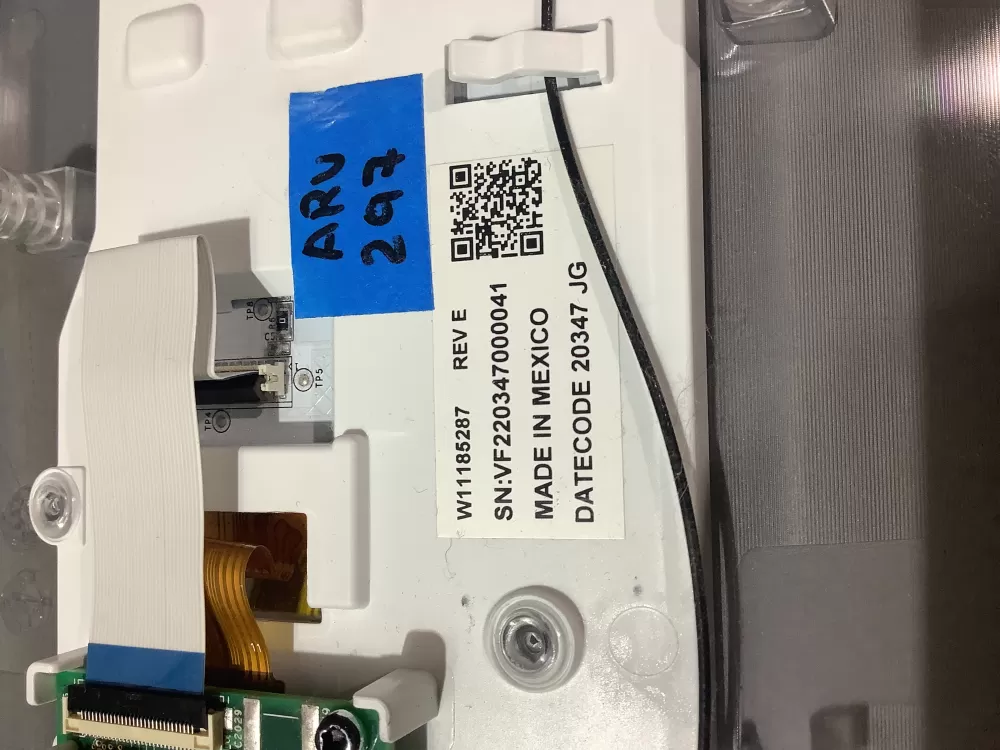 Kenmore W11164036 W11185287 Washer Control Board Panel AZ193604 | ARV297