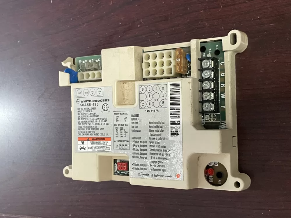 White Rodgers  Trane 50A55-486 Furnace Control Board