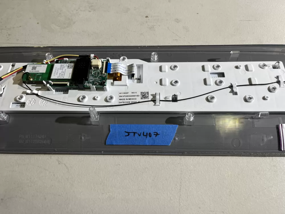 Whirlpool W11094978 Washer Control Board Touchpad AZ40775 | V407