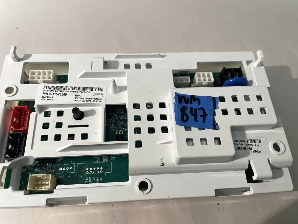 Whirlpool KitchenAid Roper W11578565 Washer Control Board AZ104421 | Wm847