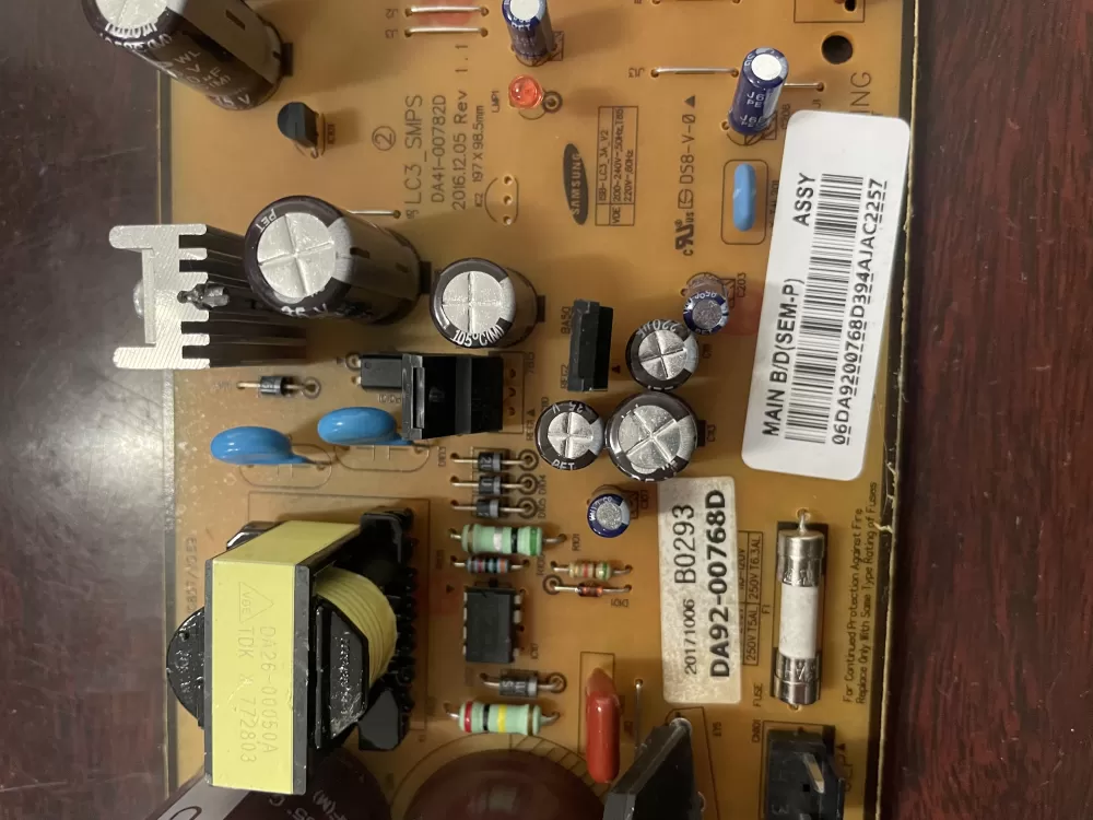 Samsung DA92 00768D Refrigerator Control Board Inverter AZ50671 | KM1874