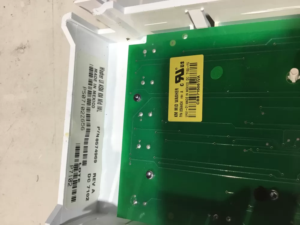 Whirlpool Kenmore WP8574969 8564404 Washer Control Board AZ49192 | NR1802