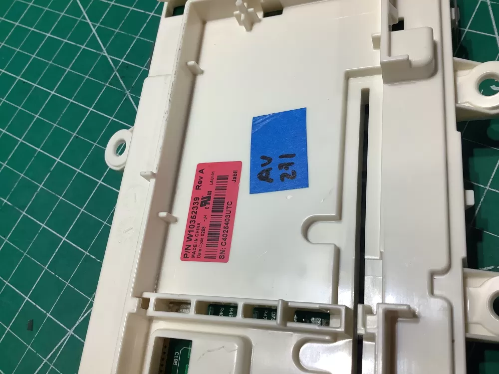 Whirlpool W10352339 Washer Control AZ186076 | AV271
