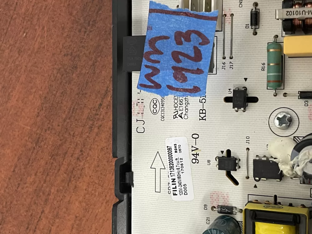 Midea 17138200003651 17138200000097 Dryer Control Board AZ52842 | Wm1923