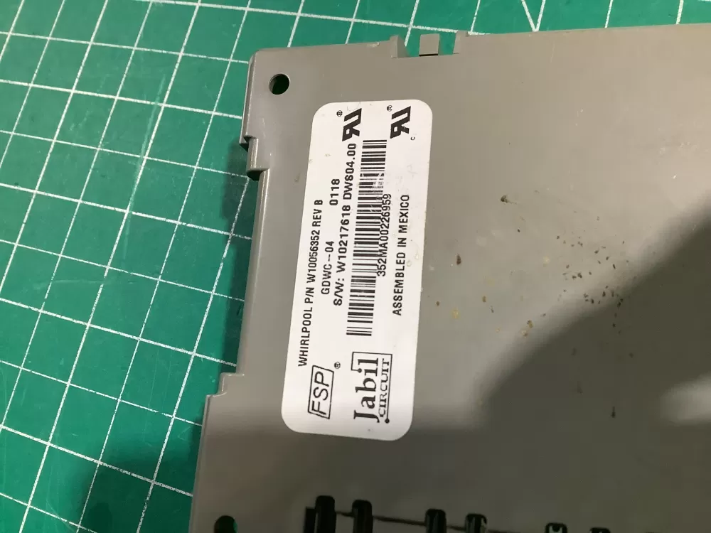 Whirlpool KitchenAid W10056352 Dishwasher Control Board AZ155099 | NR252