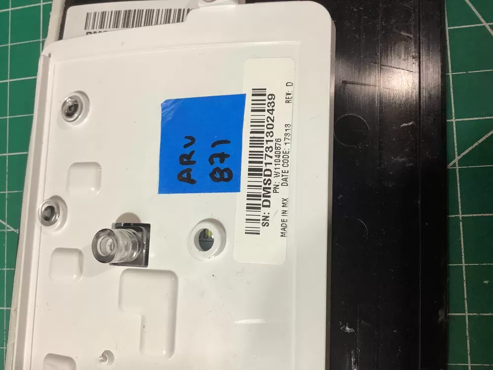 Whirlpool W11124277 Dryer Control Board Overlay Touchpad Panel AZ189030 | ARV871