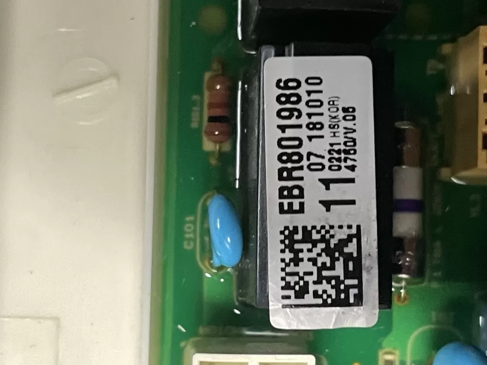LG EBR80198611 Dryer Control Board AZ15844 | WMV218