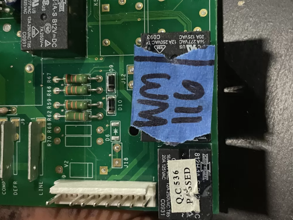 GE WR55X10968 EBX1069P005 Refrigerator Control Board Main AZ27860 | WM116