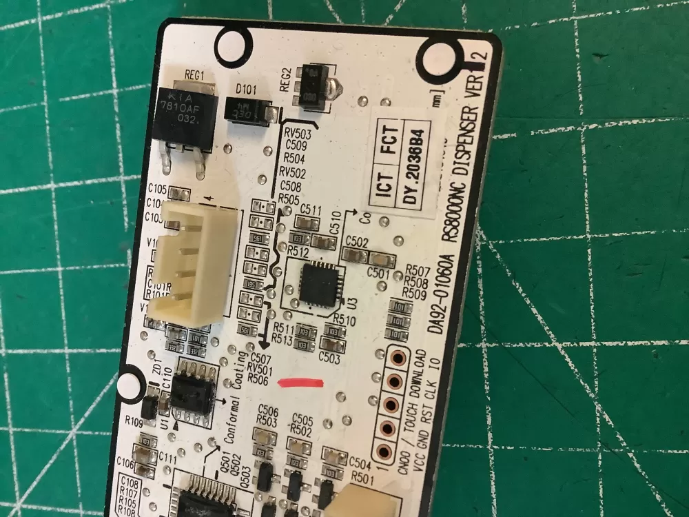 Samsung DA92-01060A Refrigerator Control Board Dispenser AZ222404 | NR1713