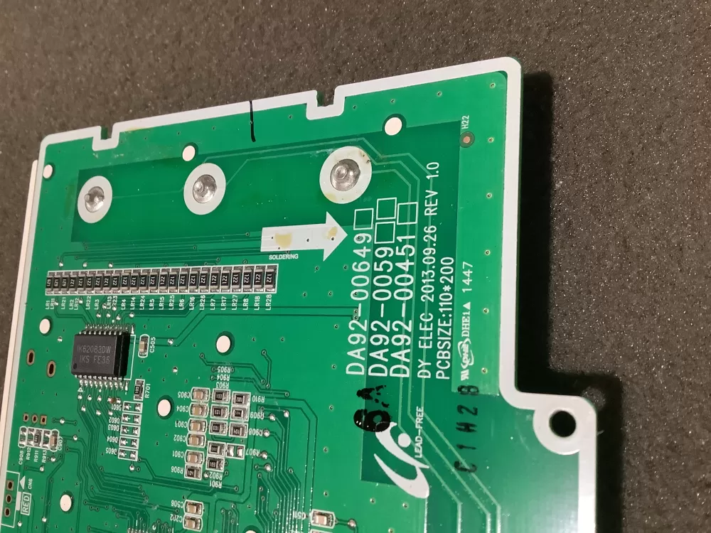 Samsung DA92 00649A Refrigerator Control Board Dispenser AZ126421 | NR2286