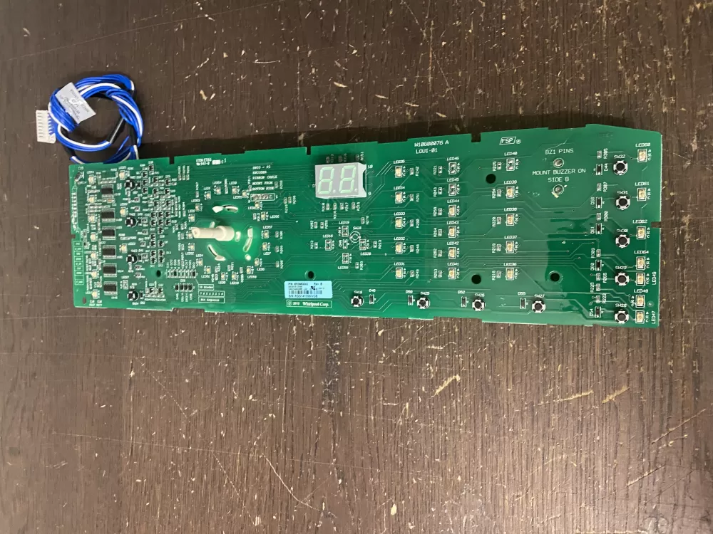 Whirlpool  Kenmore W10583043 WPW10578751 AP6023176  W10578751 PS11756517 Washer Control Board Interface