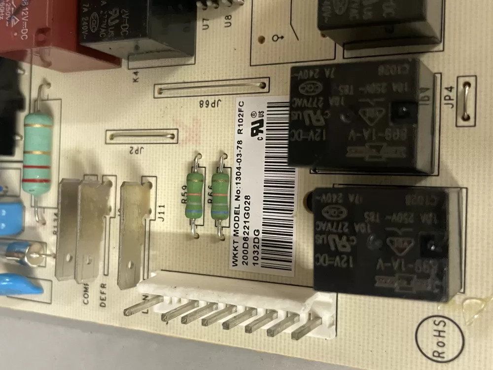 GE 200D6221G028 EBX1110P002 Refrigerator Control Board AZ219999 | Wm1993