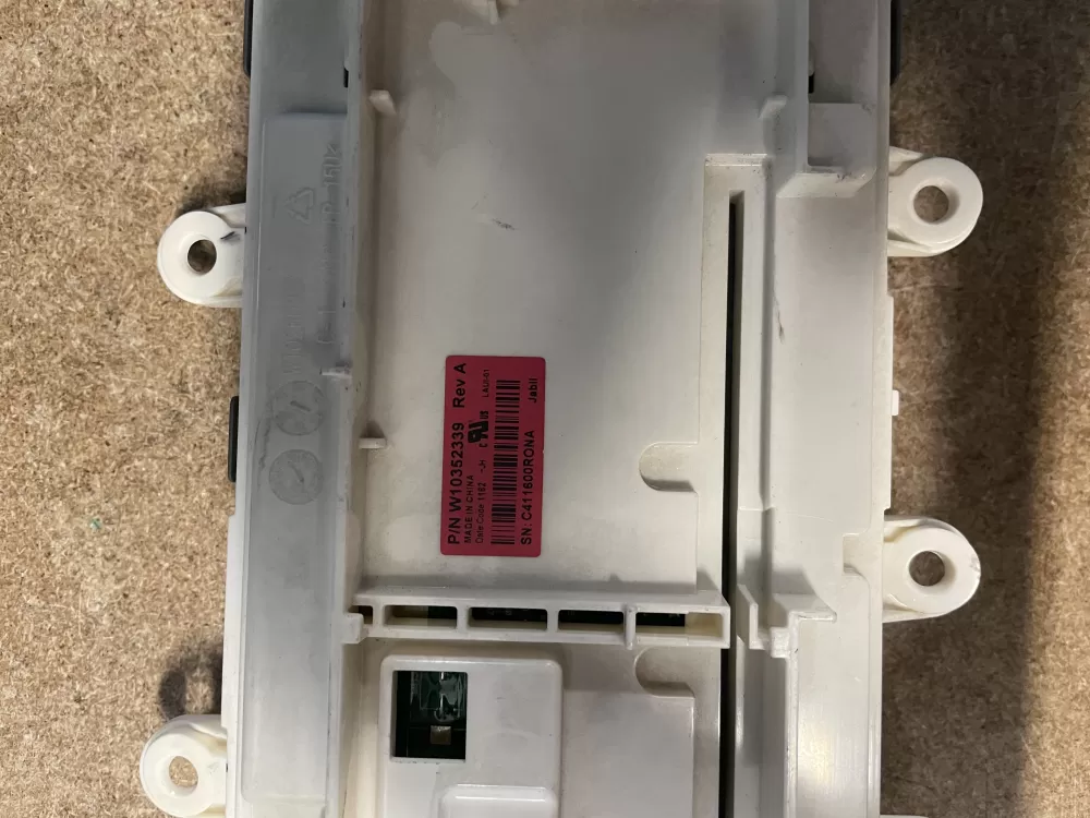 Whirlpool W10352339 Washer Control AZ16969 | KM1495