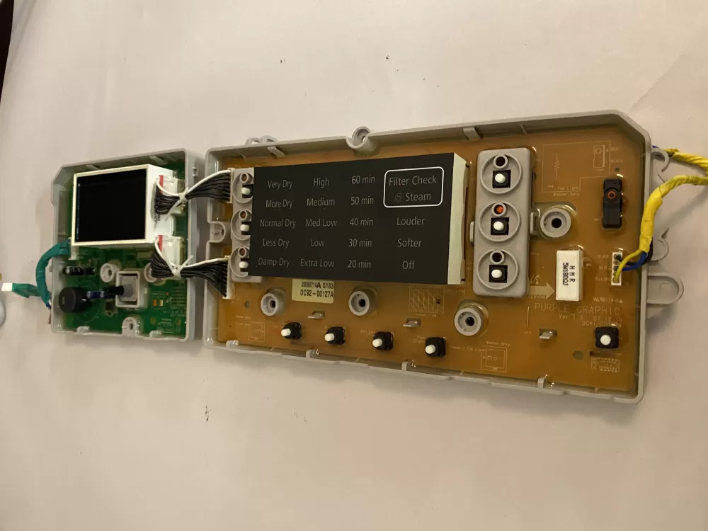 Samsung DC92 00127A Dryer Control Board AZ107238 | BKV178