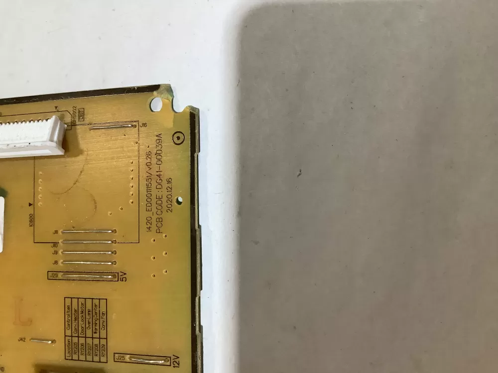 Samsung DG41-00039A Range Oven Control Board AZ232398 | ZC618