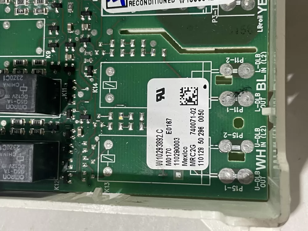 KitchenAid W10293892 W10365423 WPW10365423 Range Control Board AZ172629 | V263WM