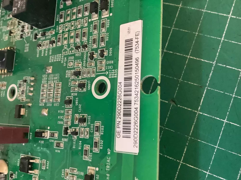 GE WH22X36498 290D2226G004 Washer Control Board AZ211638 | NR1768