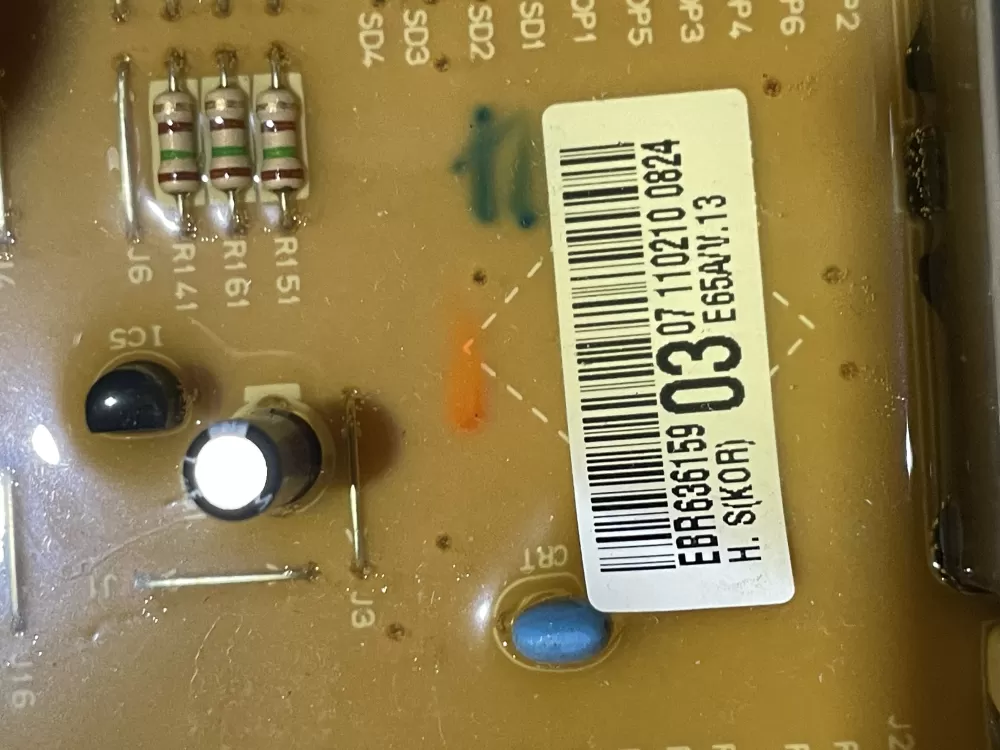 LG EAX61170502 EAX61298601 Ebr62707617 Dryer Control Board AZ86807 | Wmv210