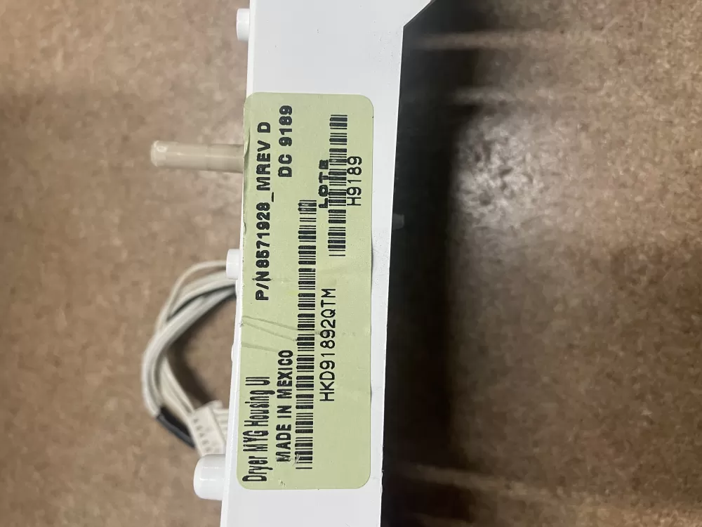 Whirlpool W10118082 Dryer Control Board UI Panel AZ11141 | KMV246