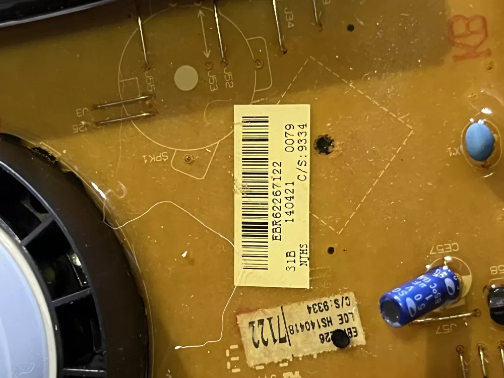 LG EBR62267117 EBR62267122 PS7792454 Washer Control Board AZ43924 | V428