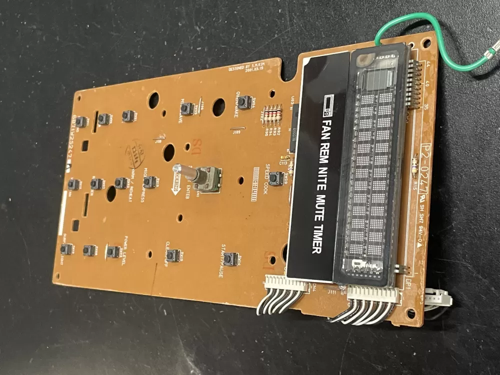 GE 6870W2A247A Microwave Control Board