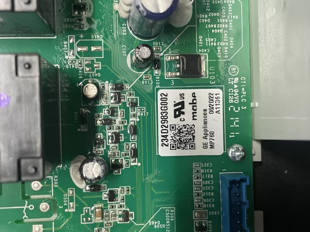 GE WE22X34377 WE22X33237 Dryer Control Board AZ20773 | WMV175