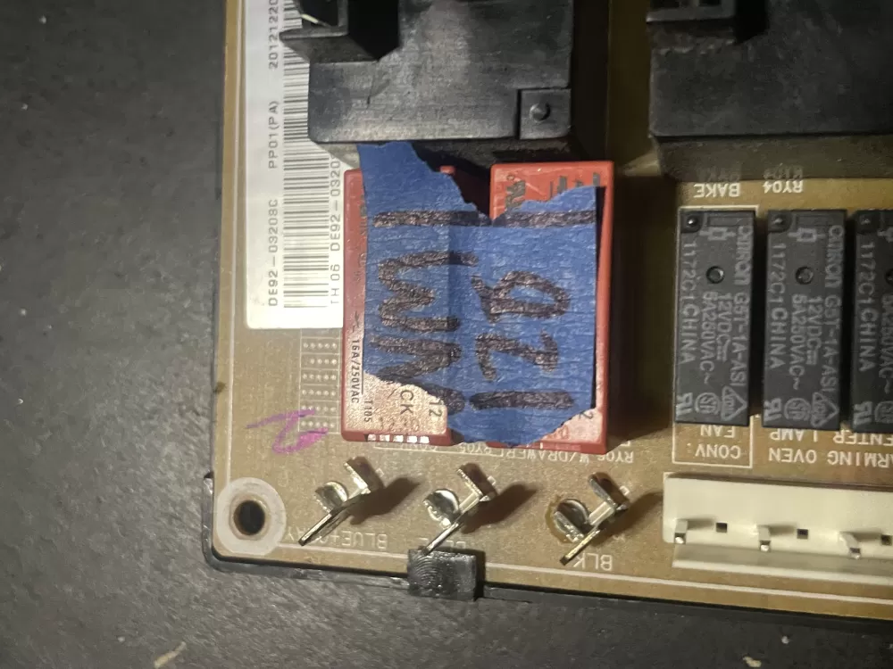 Samsung DE92-03208C Range Control Board AZ29054 | WM128