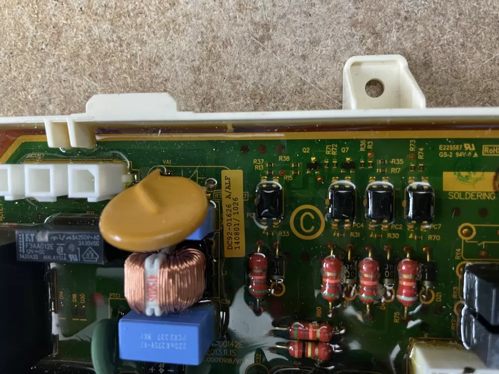 Samsung DC92 01626B DC9201626B Dryer Control Board AZ9403 | KM1372
