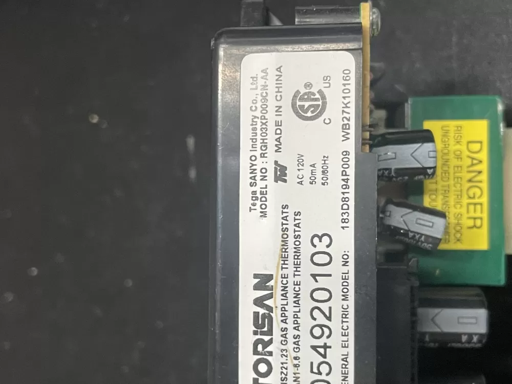 GE WB27K10160 183D8194P009 Range Control Board AZ22176 | WMV297