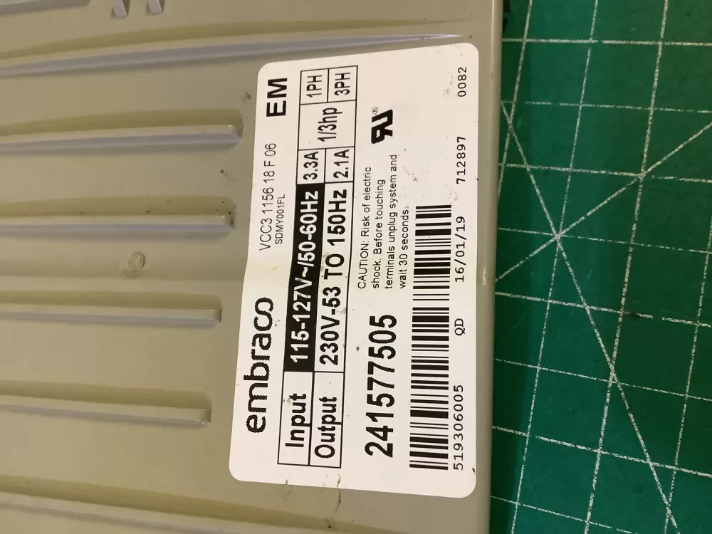 Refrigerator Inverter Board VCC3 1156 QA F 06 241577505 AZ195003 | NR300