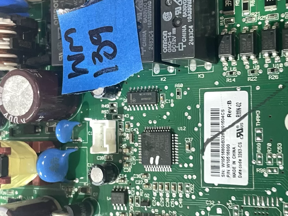 Whirlpool Maytag Kenmore W10516800 Refrigerator Control Board AZ205829 | Wm139