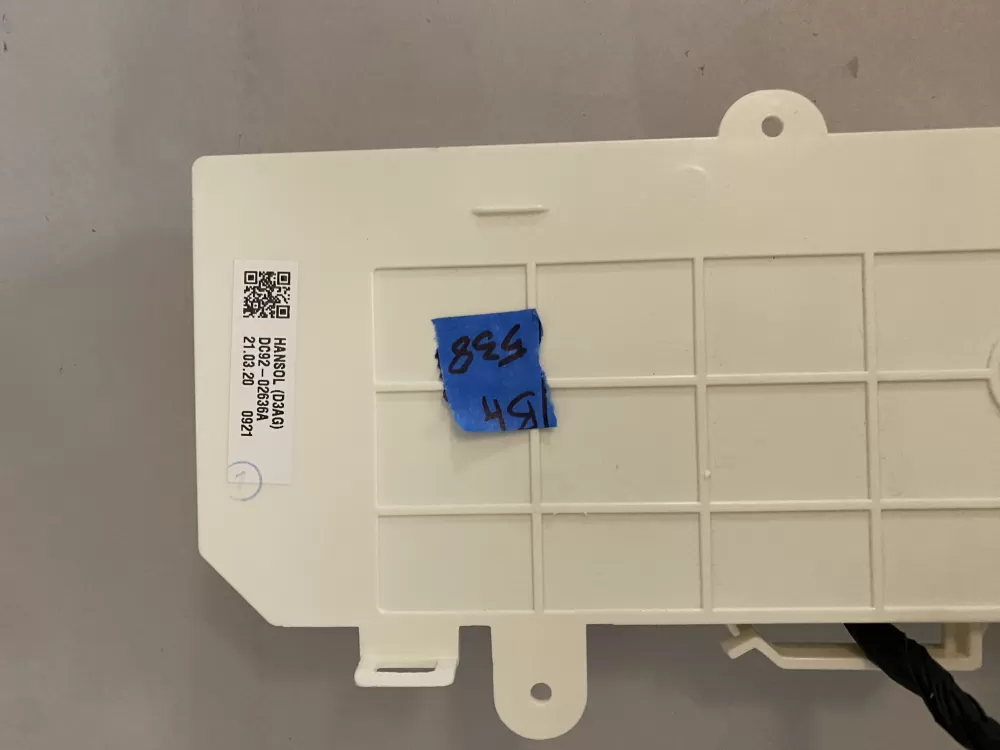 Samsung DC92-02117F Washer Control Board AZ107258 | BK538