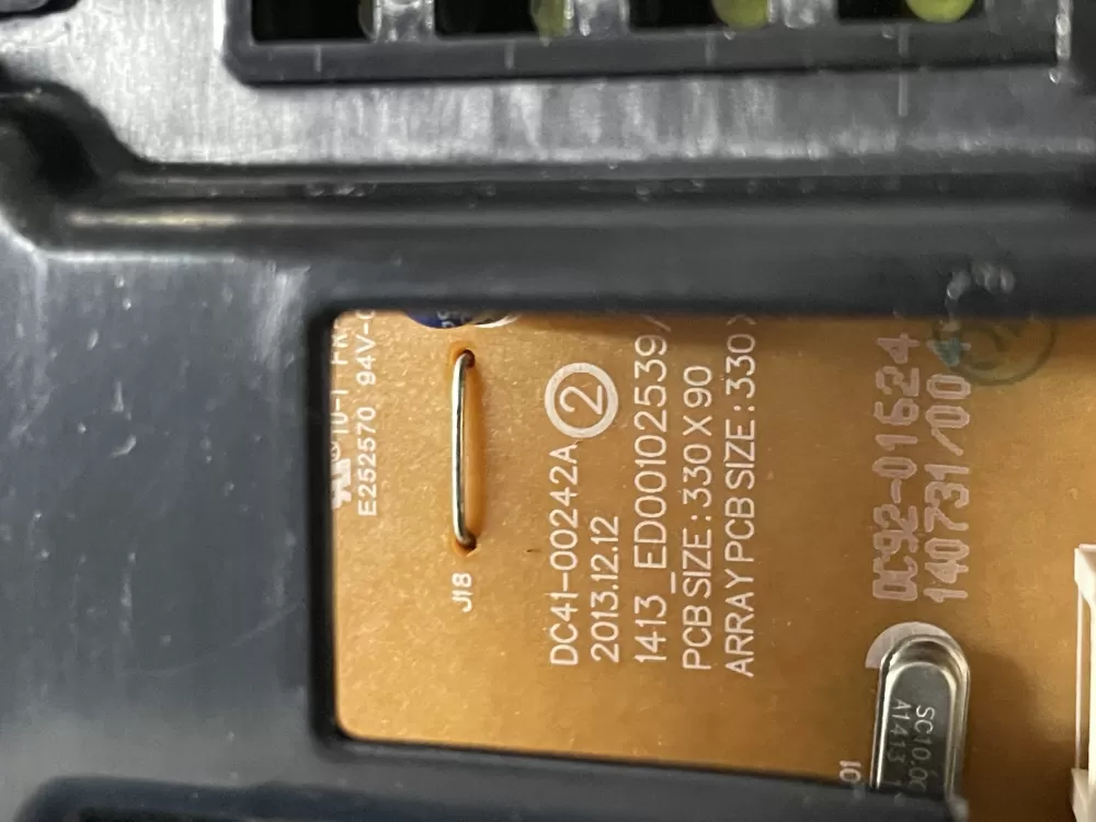 Samsung DC41 00242A Washer Control Board AZ9340 | WMV80