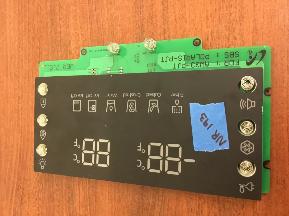 Samsung DA92 00153A Refrigerator Control Board AZ29271 | NR193