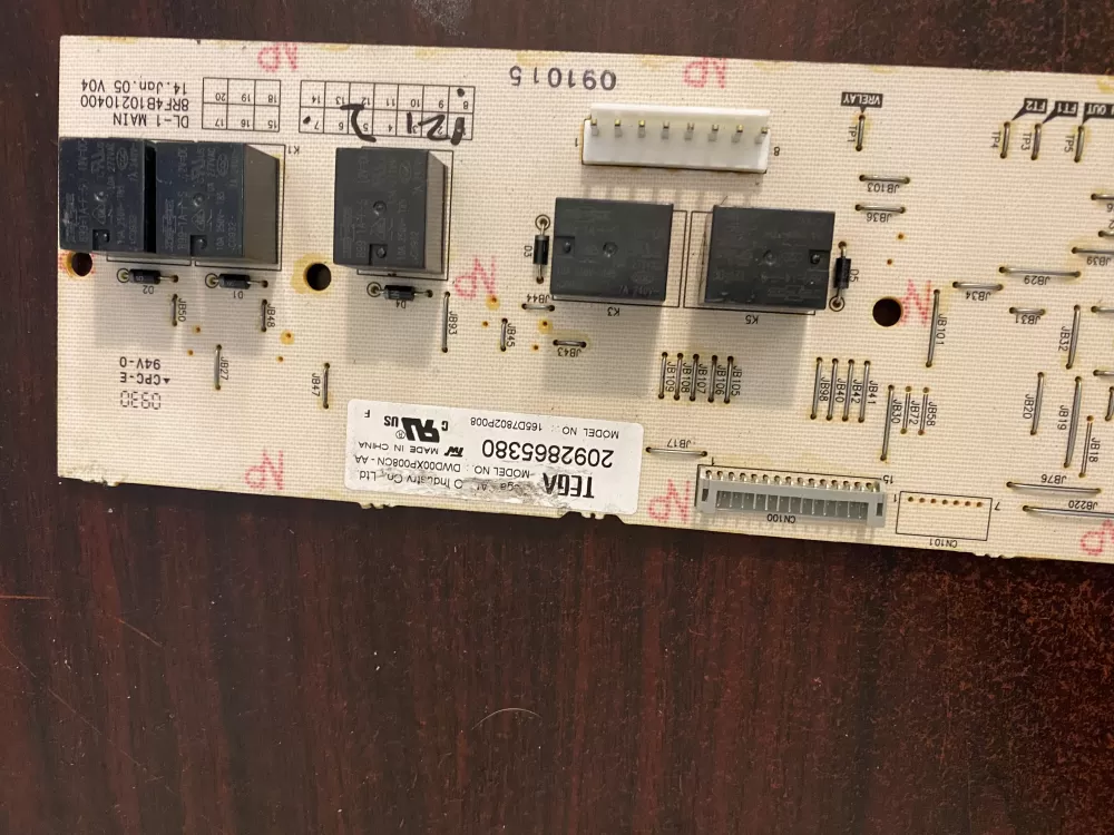 GE 165D7802P008 Dishwasher Control Board AZ34767 | BK1690