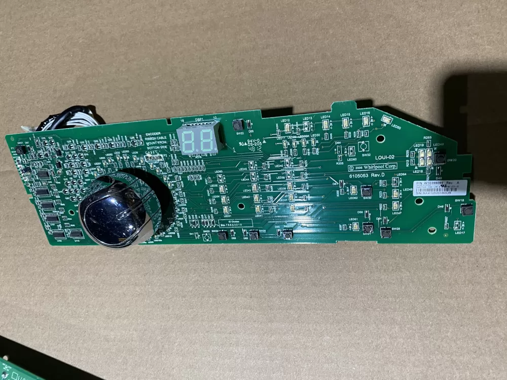 Whirlpool W10399099 Washer Control Board